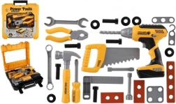 Gyermek szerszámkészlet akkumulátoros fúróval