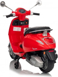 Gyerek elektromos robogó VESPA ROMA – piros