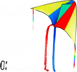 Színes repülő sárkány 110 × 63 cm, fogantyúval