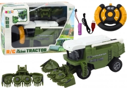 RC mezőgazdasági kombájn, zöld