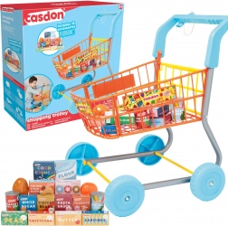 Gyerek bevásárlókocsi élelmiszerekkel 50 cm CASDON Little Shopper