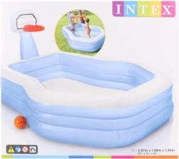 felfújható játszóközpont kosárlabda palánkkal