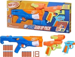 Nerf N Series Gear Up Pack – blasterkészlet (puska és 2 pisztoly) 18 lövedékkel