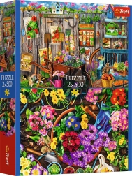 Puzzle 2×500 – kerti munka
