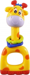 Baby Mix sárga zsiráf babacsörgő