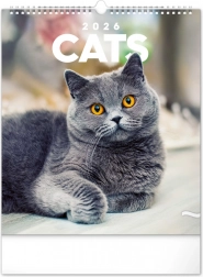 Fali naptár Macskák 2026