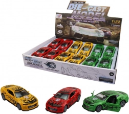 Fém versenyautó nyitható ajtókkal