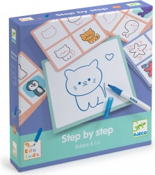 DJECO Rajzolás lépésről lépésre – állatkölykök