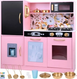 Fa retro gyermek konyha hűtővel és sütővel