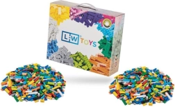L-W Toys építőkészlet alap szett 2000 db (könnyű és nehéz kockák mixe)