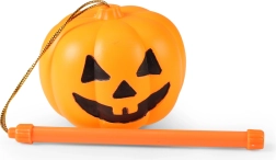Világító Halloween-tök fogantyúval