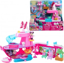Minnie Mouse Bowdazzling Yacht – játékhajó 14 darabbal