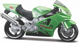 Fém motorkerékpár-modell KAWASAKI Ninja ZR-12R 1:18 talapzattal