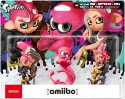 amiibo figurák SPLATOON Octoling – 3 darabos szett