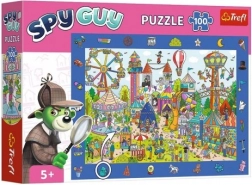 TREFL Képrejtvényes puzzle Spy Guy: Vidámpark, 100 darab