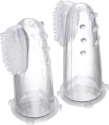 Canpol babies Első ujjra húzható masszírozó fogkefe tokban