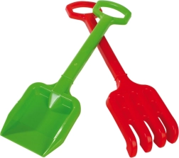 Homokozó lapát és gereblye