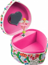 3D mozaik zenélő ékszerdoboz – szív