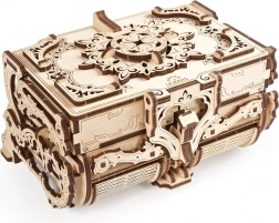 UGEARS fa mechanikus ékszerdoboz – antik design, 3D puzzle