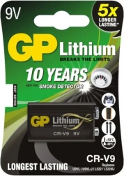 GP 9V lítium elem