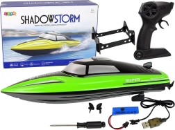 RC motorcsónak 2,4 GHz – zöld talppal