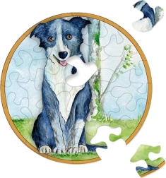 Kerek CURIOSI Picoli puzzle – kutya, 33 darab