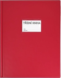 Osztálykönyv A4 borító ablakos – piros Classic