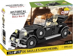 Horch 830 BL De Gaulle autó makett – 1:35 méretarány
