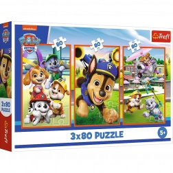 Puzzle 3x80 Mancs őrjárat