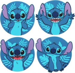disney stitch szilikon poháralátét készlet (4 db)
