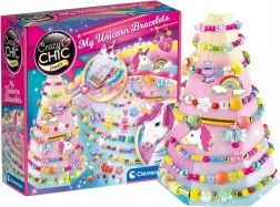 CLEMENTONI Crazy Chic ékszerek: karkötők egyszarvúval
