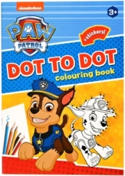 Színezők és feladatok PAW PATROL A4 matricákkal
