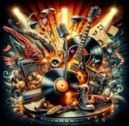 Gyémántfestés Zenei inspiráció 30 × 40 cm