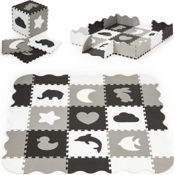 ECOTOYS habszőnyeg kerítéssel és medencével, 25 darabból