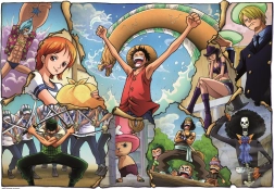 Puzzle Anime gyűjtemény: One Piece 500 darab