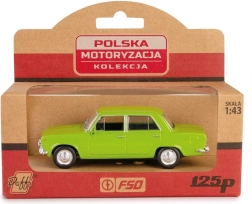 PRL modellautó Fiat 125p zöld