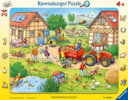 Gyerek puzzle keretben 24 darab – Az én kis farmom, Ravensburger