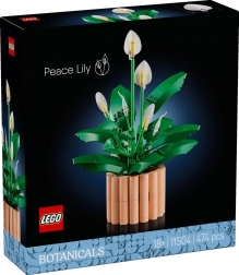 LEGO Botanicals vitorlavirág (spathiphyllum) – építőkészlet felnőtteknek