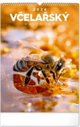 Falra szerelhető méhészeti naptár 2026