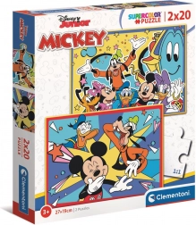 Clementoni puzzle Mickey és barátai 2x20 darab
