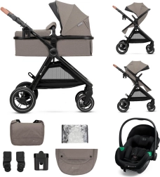 Kinderkraft kombinált babakocsi 3 az 1-ben Esme Pro Sand Beige