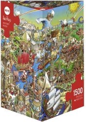 1500 darabos puzzle - A történelem folyója