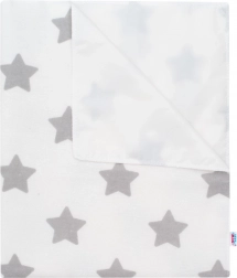 Vízálló flanel pelenkázó alátét NEW BABY csillagok