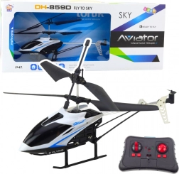 RC helikopter Aviator LED-del és 360°-os forgással