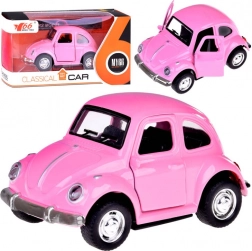 Fém kisautó nyitható ajtókkal és világítással