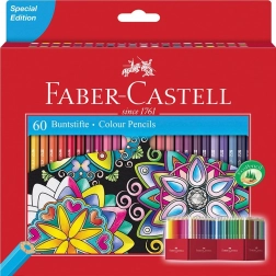 Klasszikus fa színesceruzák FABER-CASTELL, 60 db