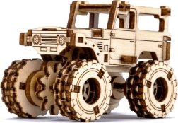 Fa 3D puzzle – szörnyeteg teherautó modell, TOYOTA FJ40 által inspirálva