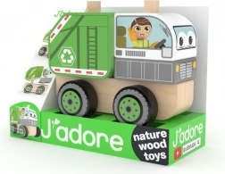 Összerakható fa autó