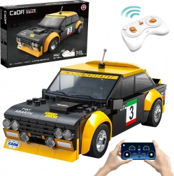 CaDA RC építőkészlet FIAT ABARTH 131 versenyautó, 216 elem, Dual Mode