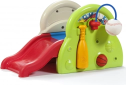 STEP2 Gyermek Játszóközpont Csúszdával, Kosárlabdával és Baseball-lal